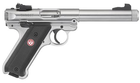 Shop Ruger Mark Iv Target 22lr Stainless Rimfire Pistol With Threaded