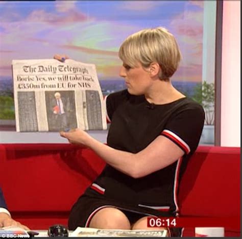 Bbcs Steph Mcgovern Accidently Flashes Underwear On Air Daily Mail Online