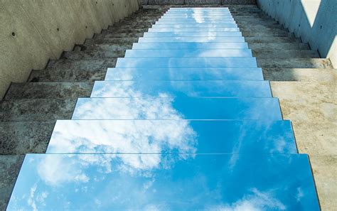 He felt that he did not see his reflection in the mirror on that mysterious night. Mirror Installations by Shirin Abedinirad Reflect the Sky ...