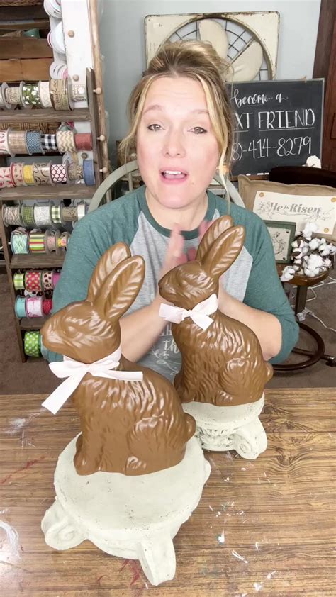🍫🐰 Live Who Loves Chocolate Bunnies I Found The Cutest Bunny Decor At Tj Maxx Recently And Want