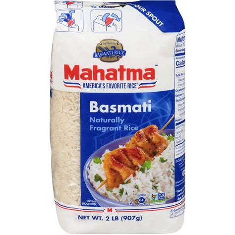 Mahatma Basmati Extra Long Grain White Rice 2 Lb Bag Home And Garden