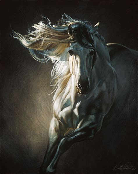 By Moonlight By Heather Theurer Horse Painting Horse Artwork Horses