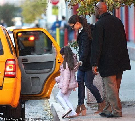 Bowled Over By Her Talent Suri Cruise Takes Her Dance Class Then Spends The Afternoon Knocking