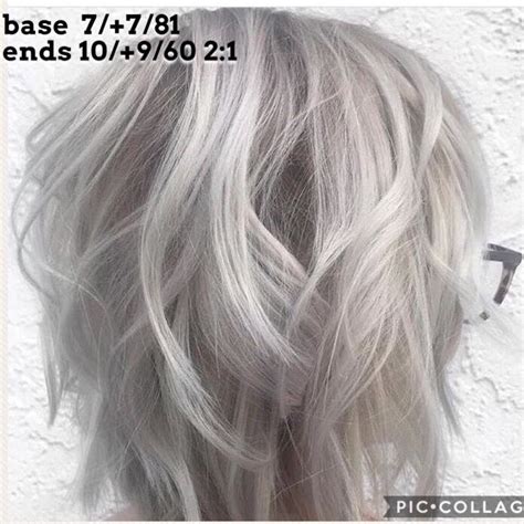 Gorgeous Wella Ash Silver Gray Blonde Toner Glaze Color Formula All About Hairstyles Blonde