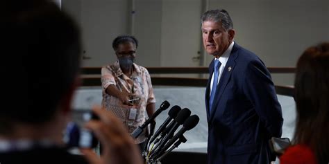 manchin touts democrats climate and tax bill which draws gop criticism wsj