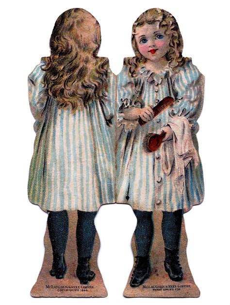 Printable Vintage Paper Dolls 2023 Calendar Printable