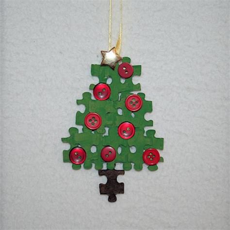 Puzzle Piece Christmas Tree Ornament How To Make A Christmas Tree