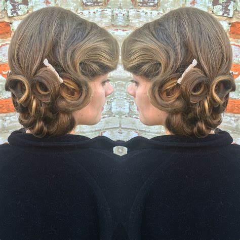 Finger Wave And Pincurl Updo Finger Waves Pretty Hairstyles Updos