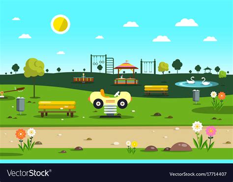 Park Cartoon Picture ~ Park Clipart Cycling Scene Kids Clipground