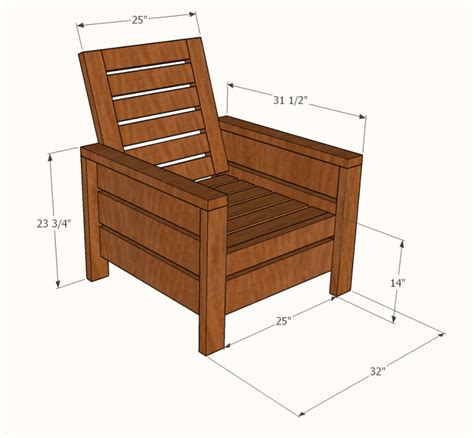 Outdoor Chairs Dimensions Best Design Idea