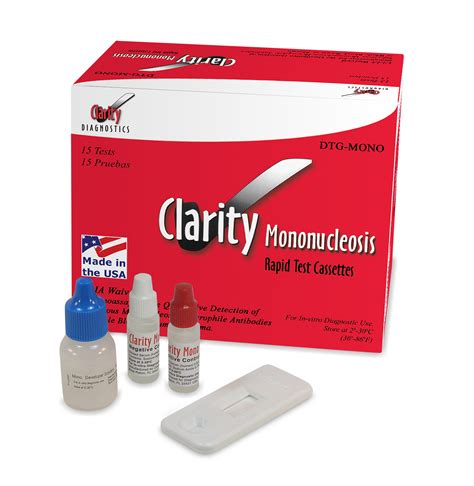 Clarity Mononucleosis Test Kit Clarity Diagnostics