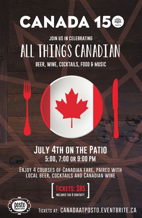 All Things Canadian Dinner · Posto Pizzeria And Bar Calgary