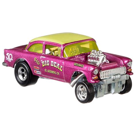 Hot Wheels 50th Anniversary Favorites 55 Chevy Bel Air Gasser 164 Scale Die Cast Vehicle The