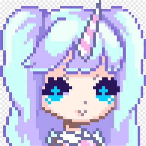 Pixel Art Drawing Chibi Chibi Watercolor Painting Purple Blue Png