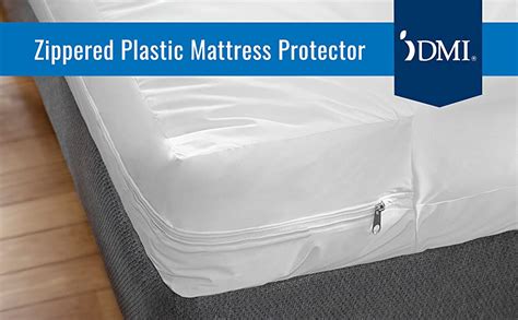 dmi zippered plastic mattress cover protector waterproof twin size white amazon ca health