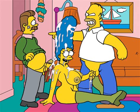 post 715332 homer simpson marge simpson ned flanders the simpsons