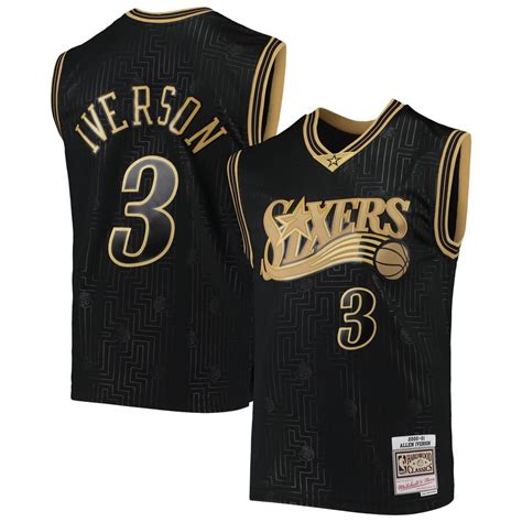 With a player as beloved as iverson, you knew the ceremony would be impressive. Allen Iverson Philadelphia 76ers Mitchell & Ness 2000-01 Hardwood Classics Chinese New Year ...