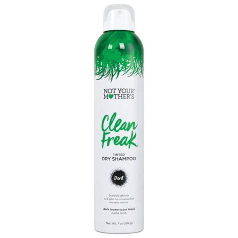 Not Your Mothers Clean Freak Dark Tint Dry Shampoo Spray 7 Oz