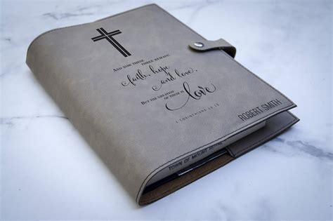 Personalized Bible Cover Leather Bible Cove Custom Bible Cover