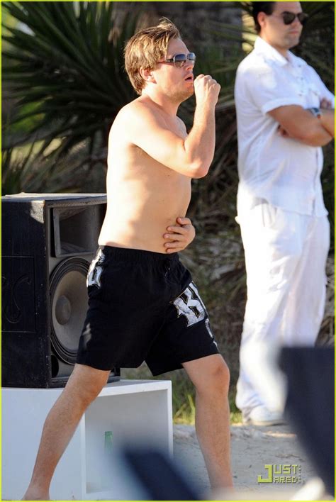 Leo DiCaprio Shows Off Shirtless Photo 2104102 Leonardo DiCaprio