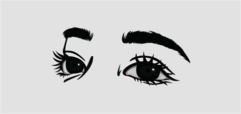 Illustration Of A Pair Of Female Eyes Eye Vectors 20950127 Vector Art