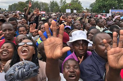 Thousands Of Zimbabweans Gather To March Against Mugabe