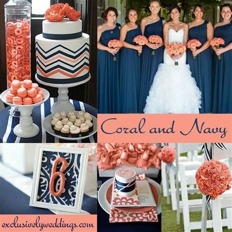 Coral And Navy Wedding Theme Wedding Wishes Wedding Time Our Wedding