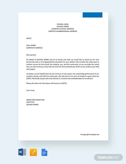 9 Thank You Letter To Parents Pdf Doc Free And Premium Templates