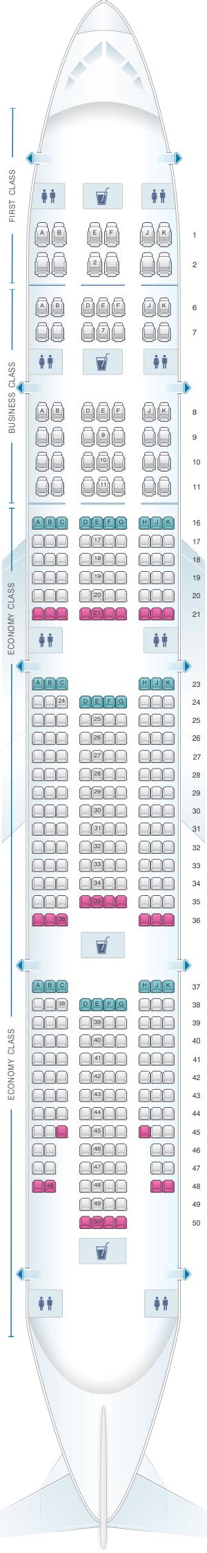 Emirates Seat Map