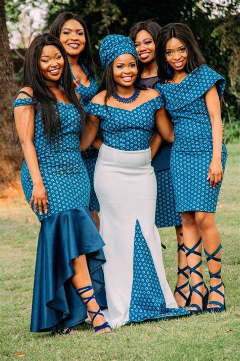 Blonde Girls Outfit Ideas Tswana Wedding African Prints Seshoeshoe
