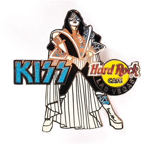 kiss hard rock cafe pin ace dynasty las vegas kiss museum