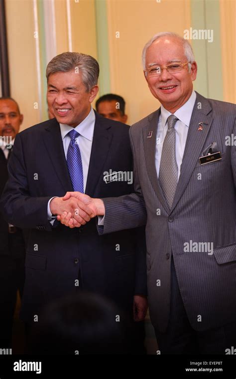 Putrajaya Malaysia 28th July 2015 Malaysian Prime Minister Najib