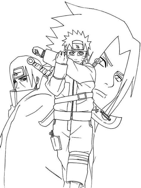 Naruto Shippuden Coloring Page Download And Print Online Coloring Pages