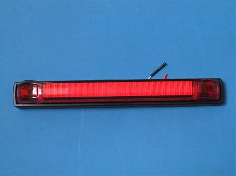 Led 6 Strip Light Waterproof Red Lens Red Leds 12v