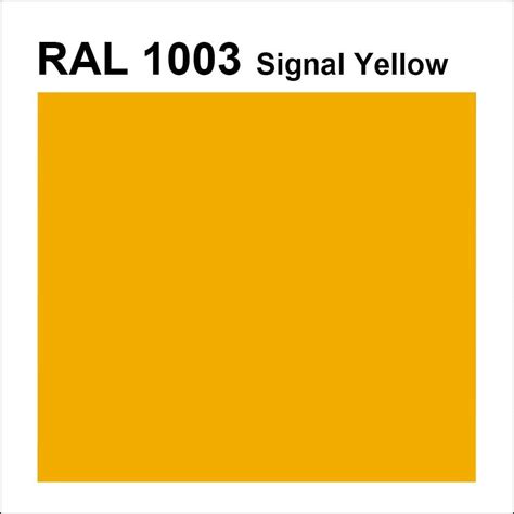 Ral 1003 Signal Yellow Polyester Pigment