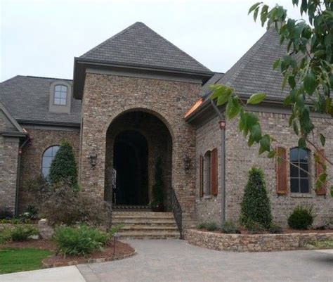 I Love The Exterior Of This House With The Mixed Stone Brick And
