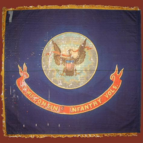2nd Wisconsin Infantry And Their Flag Wisconsins Civil War
