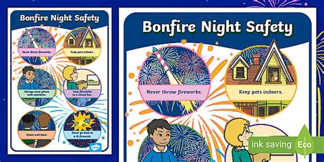 Bonfire Safety Poster Primary Resources Teacher Made