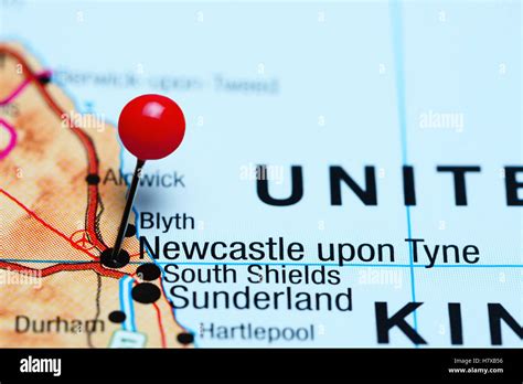 Newcastle Map Hi Res Stock Photography And Images Alamy