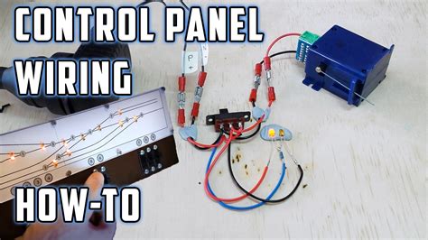 Control Panel Wiring With Leds How To Model Railroads Model