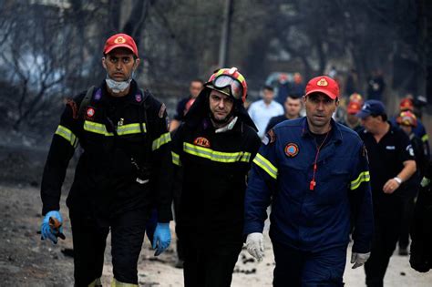 Death Toll Rises As Wildfire Ravages Greece In Pictures