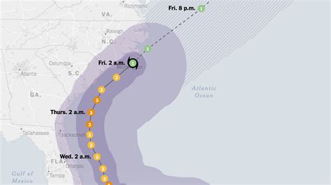 Maps Tracking Hurricane Dorians Path The New York Times
