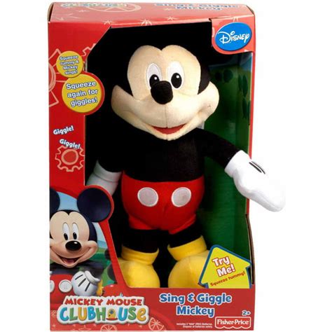 Fisher Price Disney Mickey Mouse Sing And Giggle Mickey Mouse Plush