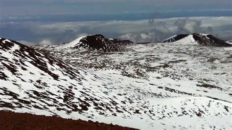 Snow In Hawaii Mauna Kea Youtube