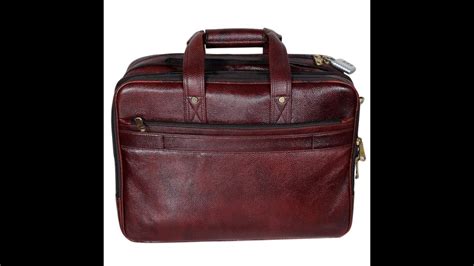 Hyatt Leather Accessories 16 Inch Leather Laptop Briefcase Office Bags