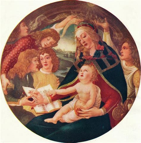 Madonna Of The Magnificat 1481 By Print Collector
