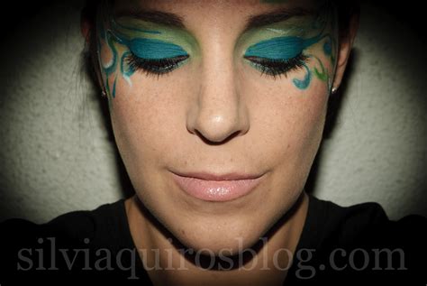 Maquillaje Carnaval 4 Fantasía En Azul Carnival Makeup 4 Fantasy In