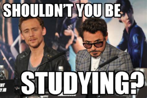 The Avengers Want You To Study You Should Be Studying Know Your Meme