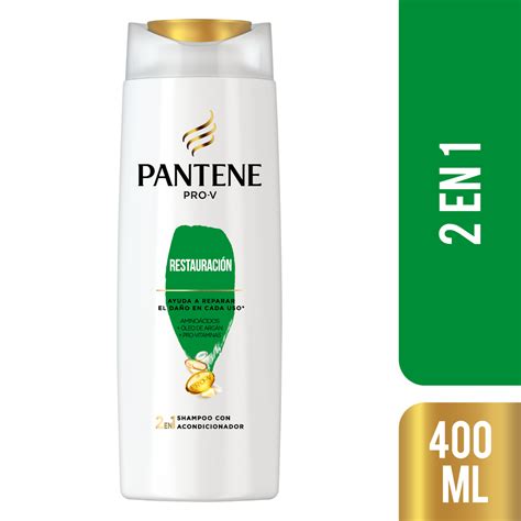 Shampoo Con Acondicionador Pantene Pro V 2 En 1 Restauración 400 Ml