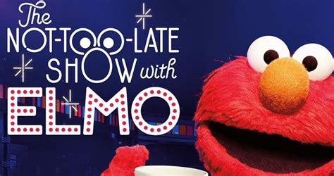 Elmos Hosting His Own Not Too Late Talk Show